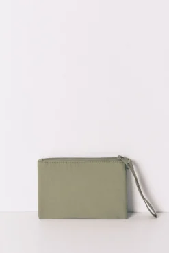 Monedero mini nylon verde