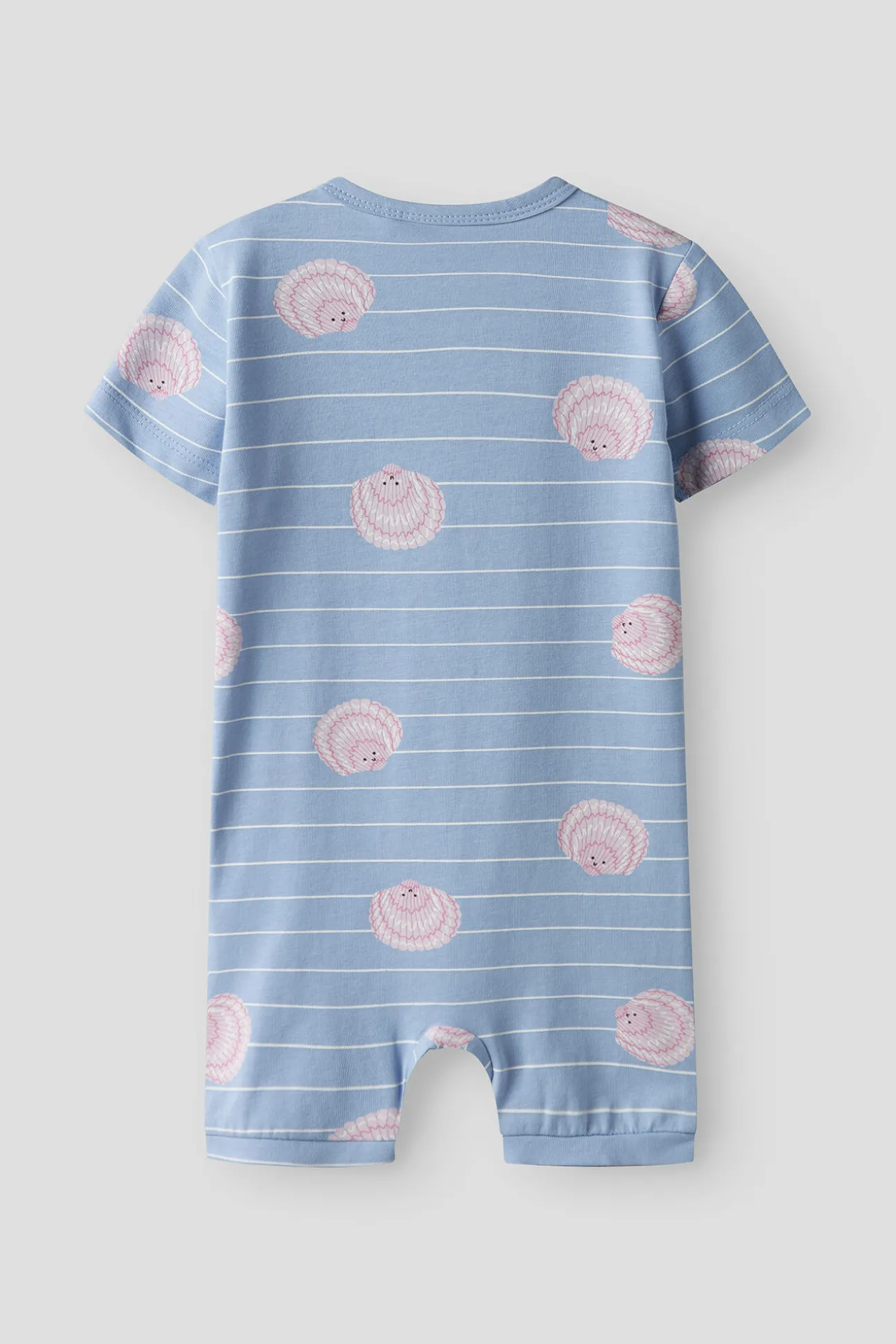 Mono de manga corta con algodón orgánico estampado
