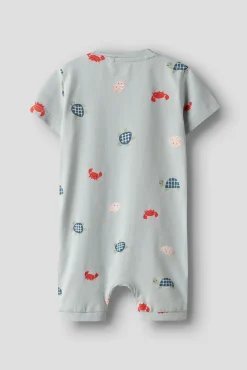 Mono de manga corta con algodón orgánico estampado