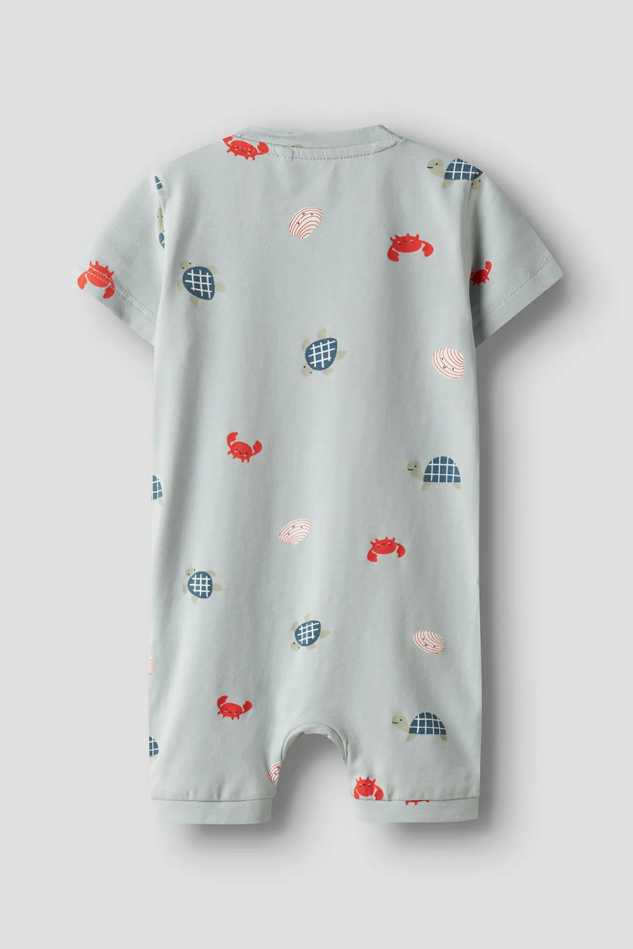 Mono de manga corta con algodón orgánico estampado