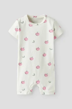 Mono de manga corta con algodón orgánico estampado