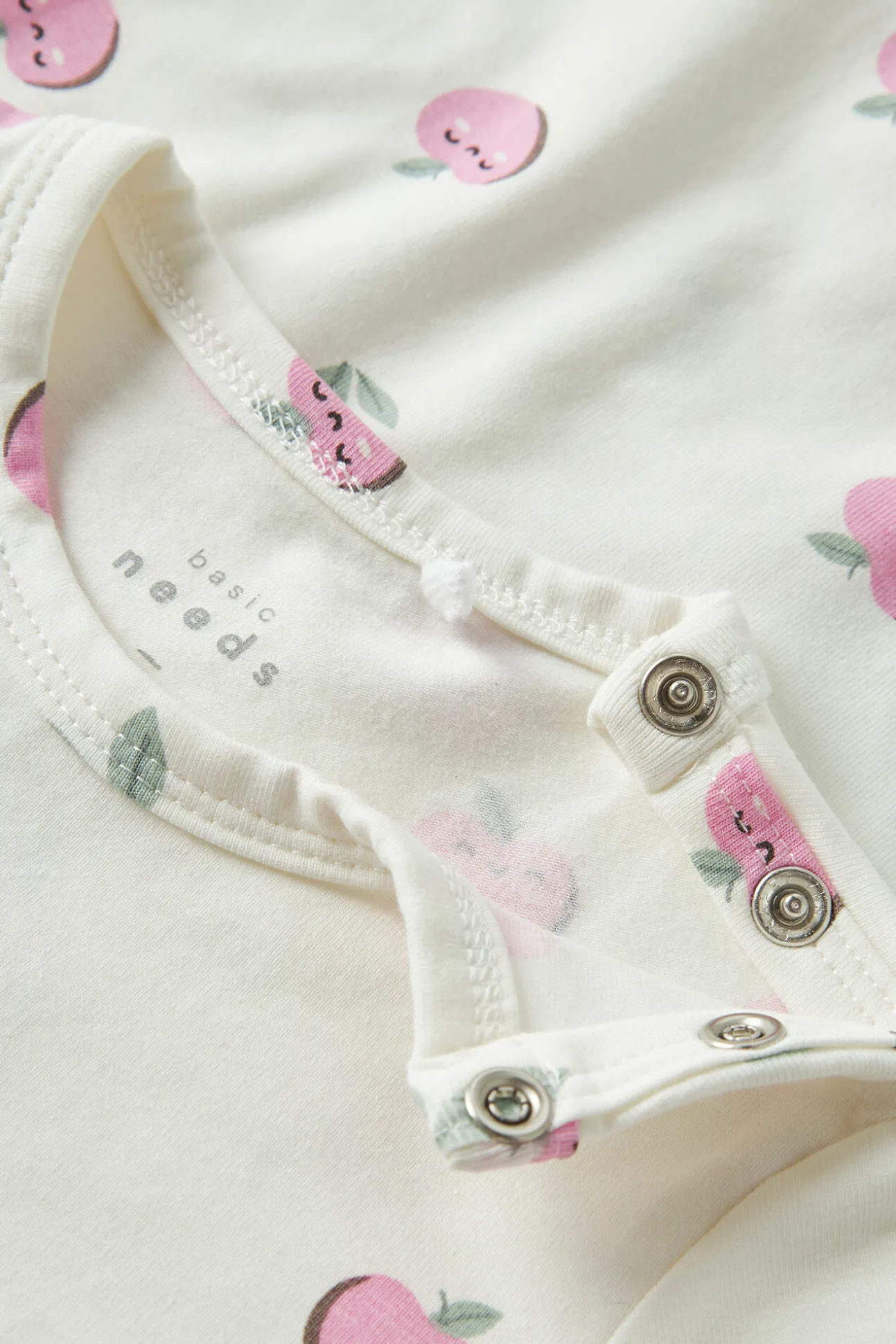 Mono de manga corta con algodón orgánico estampado