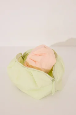 Neceser grande nube nylon verde lima