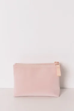 Neceser mediano rubber rosa