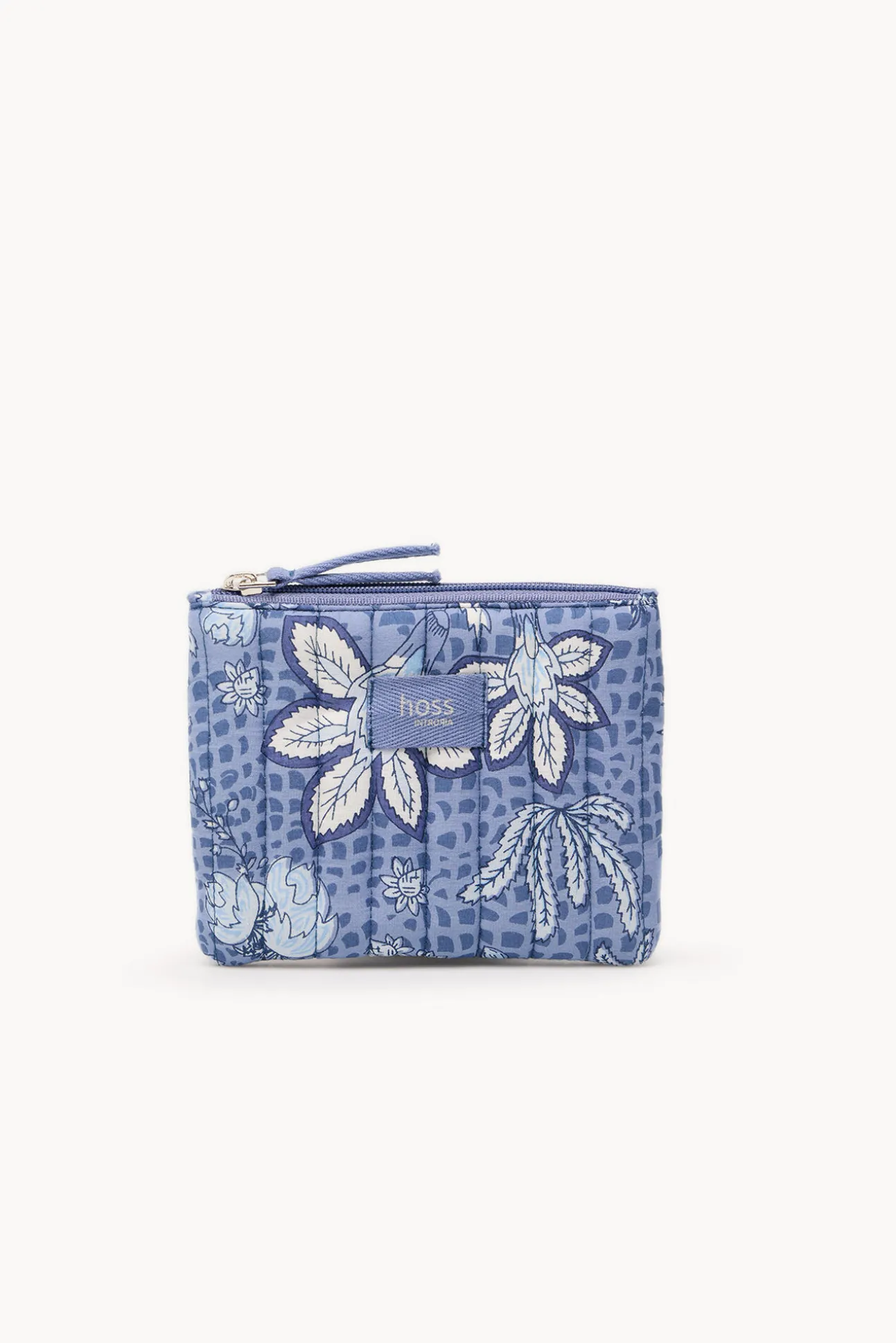 Nicole. Cartera de algodón estampada