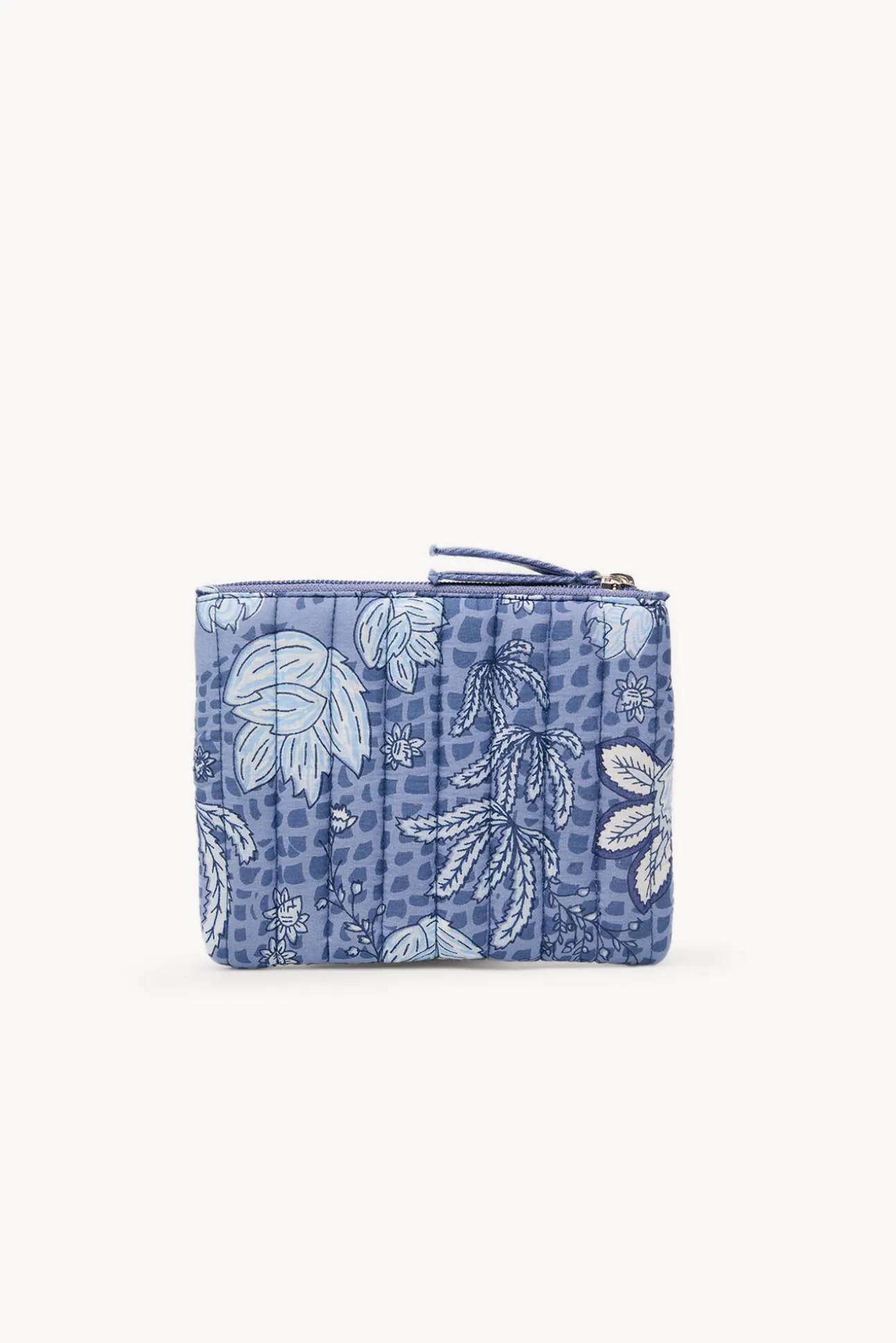 Nicole. Cartera de algodón estampada