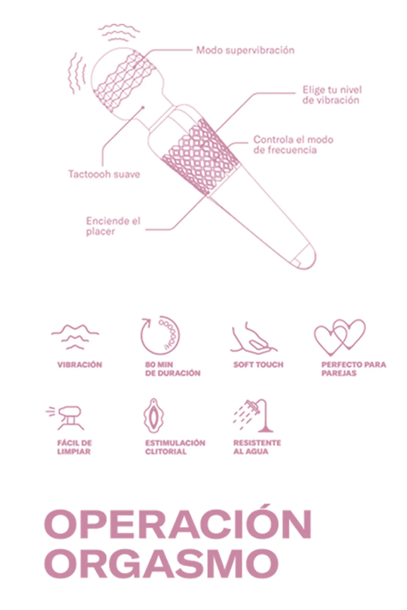 OOOH OPERACION ORGASMO LILA - vibrador