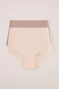 Pack 2 bragas altas microfibra