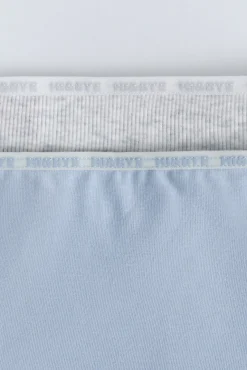 Pack 2 bragas bóxer azul, gris