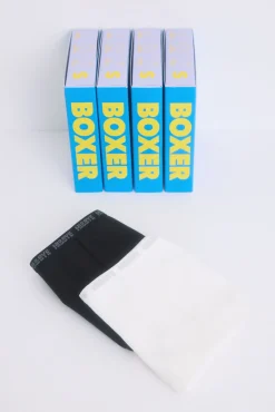 Pack 2 bragas bóxer negro, blanco