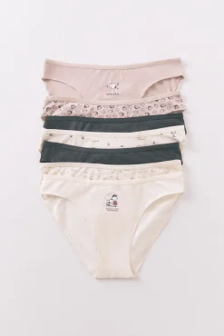Pack 7 bragas clásicas Snoopy multicolor