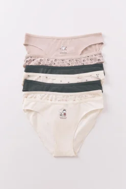 Pack 7 bragas clásicas Snoopy multicolor
