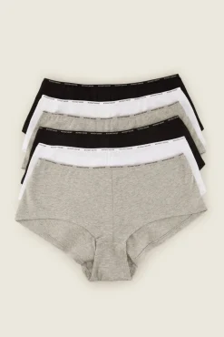 Pack 6 bragas culotte algodón orgánico