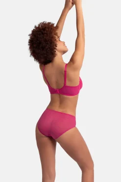 Pack 2 bragas hipster encaje rosa y nude