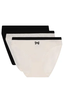 Pack 3 bragas Pockets Coton