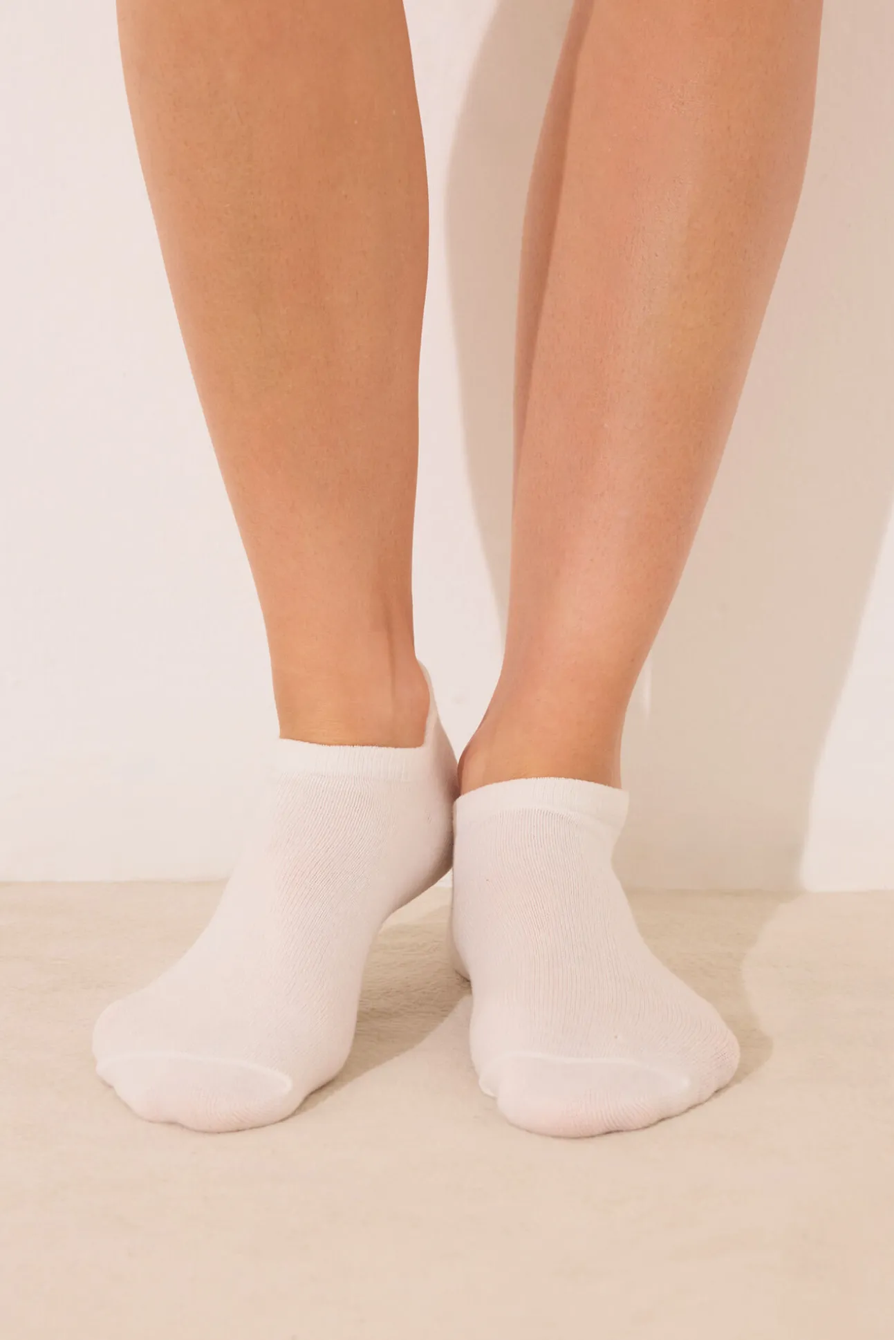 Pack 3 calcetines cortos blanco