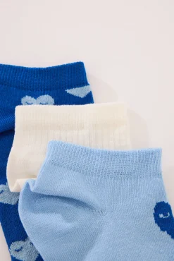 Pack 3 calcetines cortos corazones