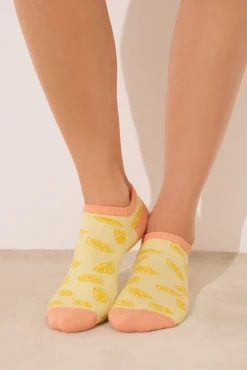 Pack 3 calcetines cortos print frutas