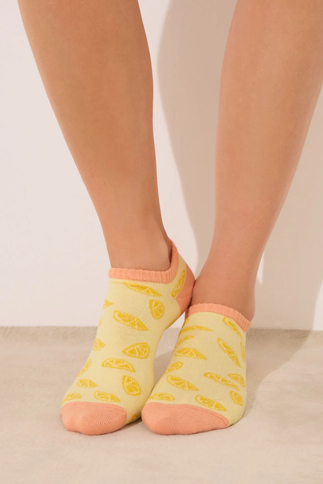 Pack 3 calcetines cortos print frutas