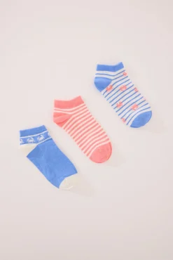Pack 3 calcetines cortos print cangrejos