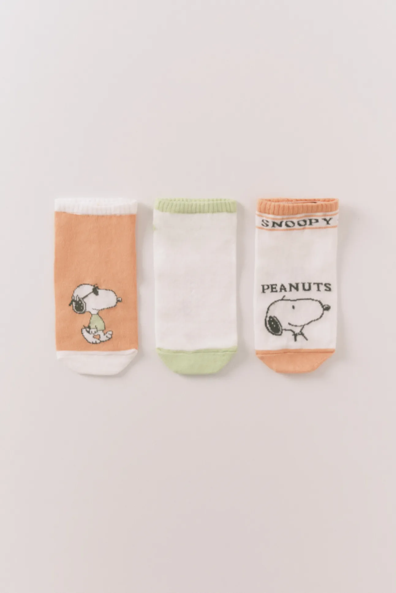 Pack 3 calcetines cortos Snoopy