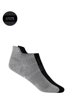 Pack 2 calcetines deportivos algodón