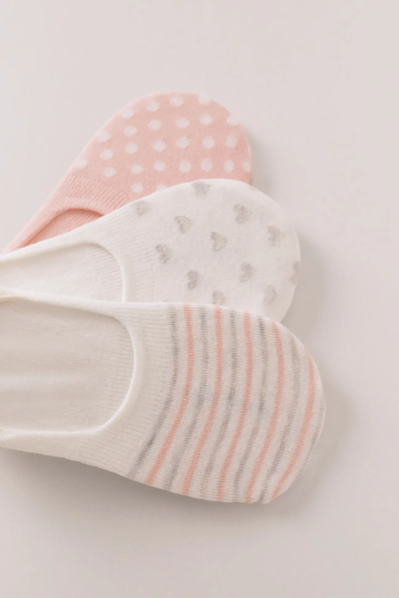 Pack 3 calcetines invisibles prints variados