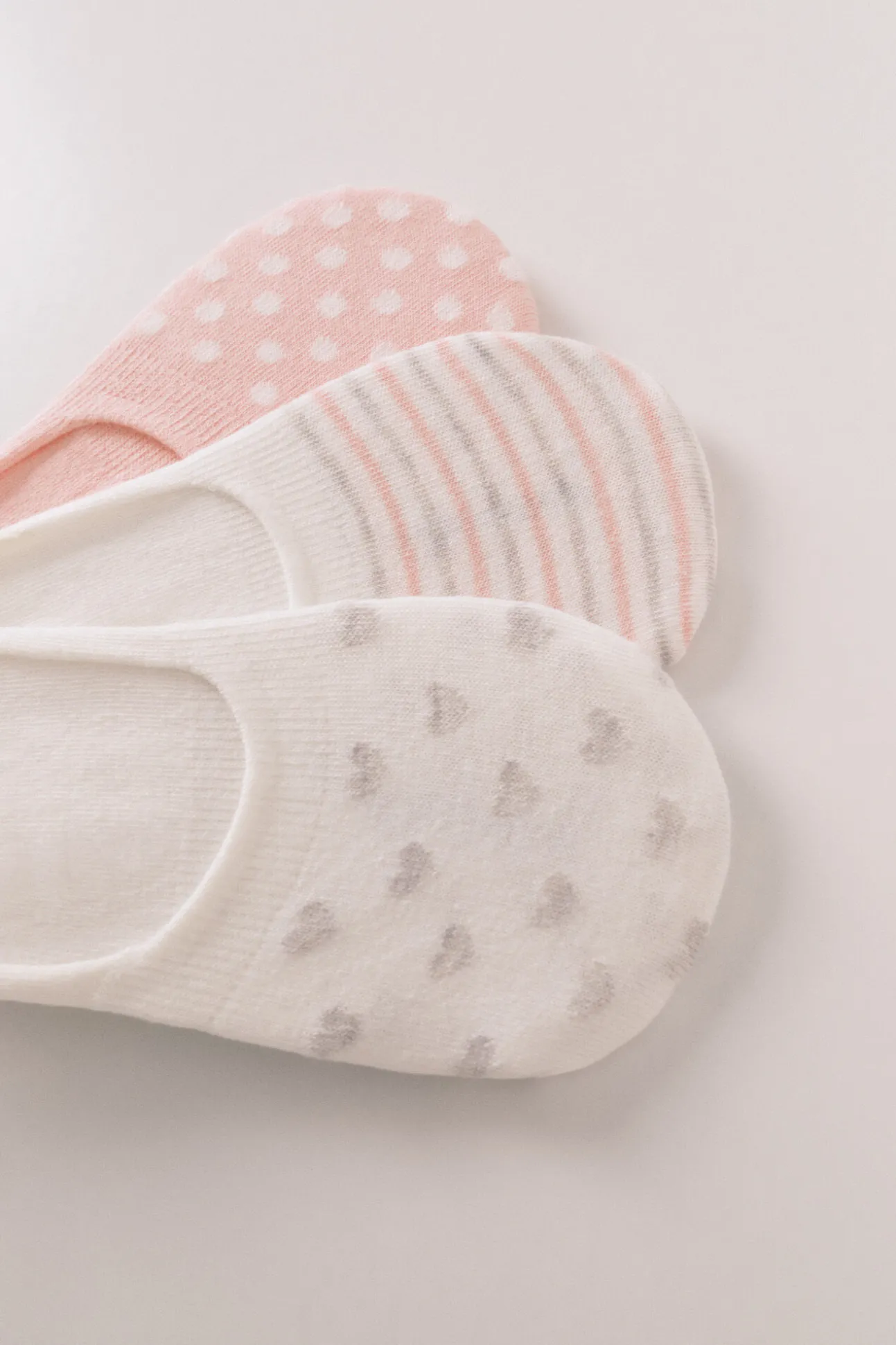 Pack 3 calcetines invisibles prints variados