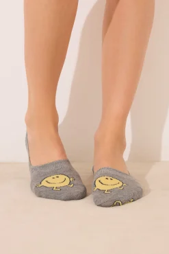 Pack 3 calcetines invisibles algodón Mr. Men