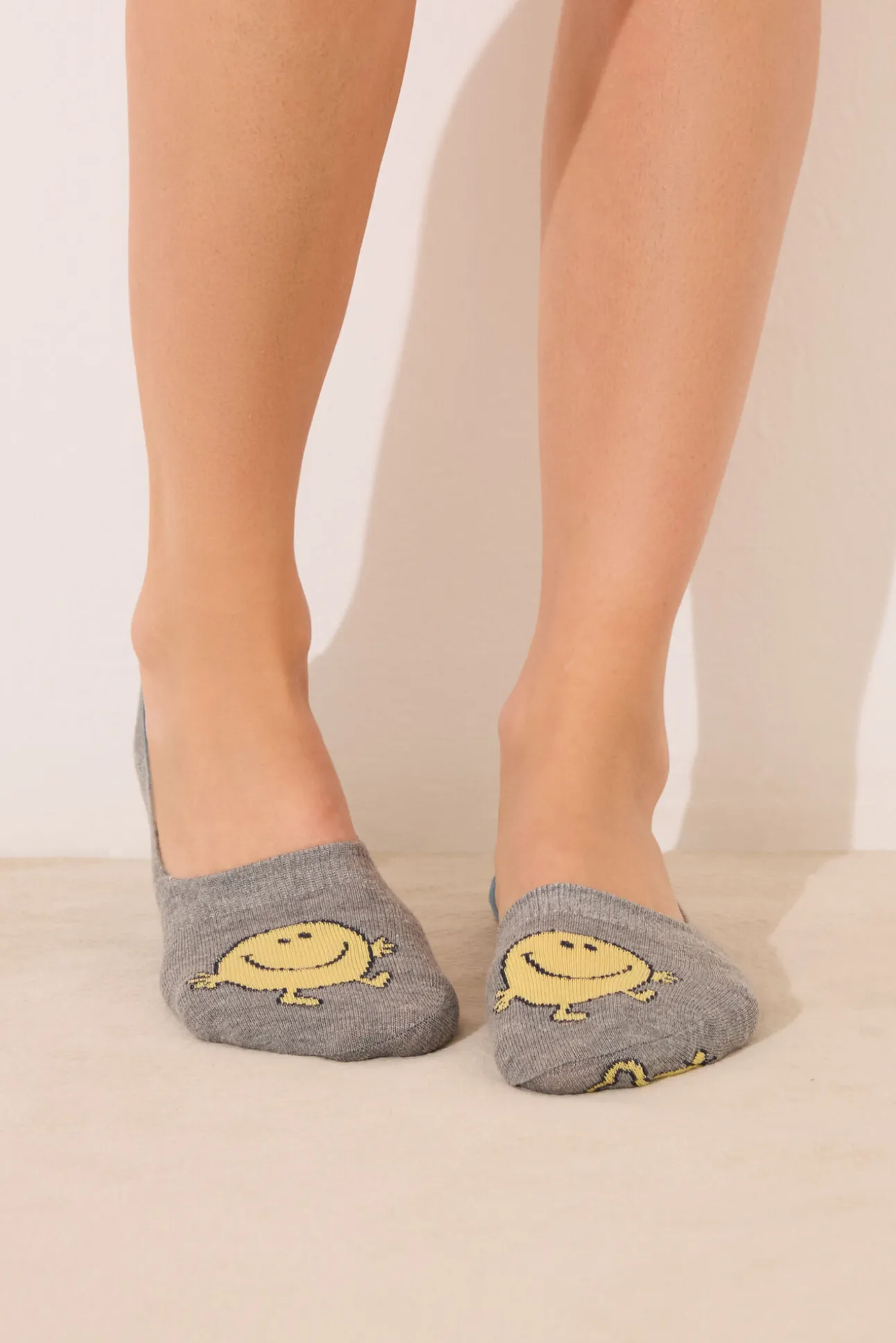 Pack 3 calcetines invisibles algodón Mr. Men