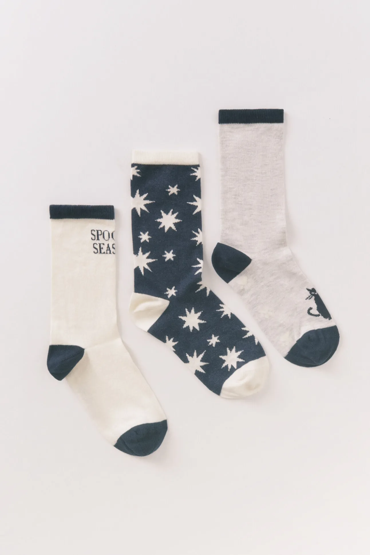 Pack 3 calcetines largos "spooky season"