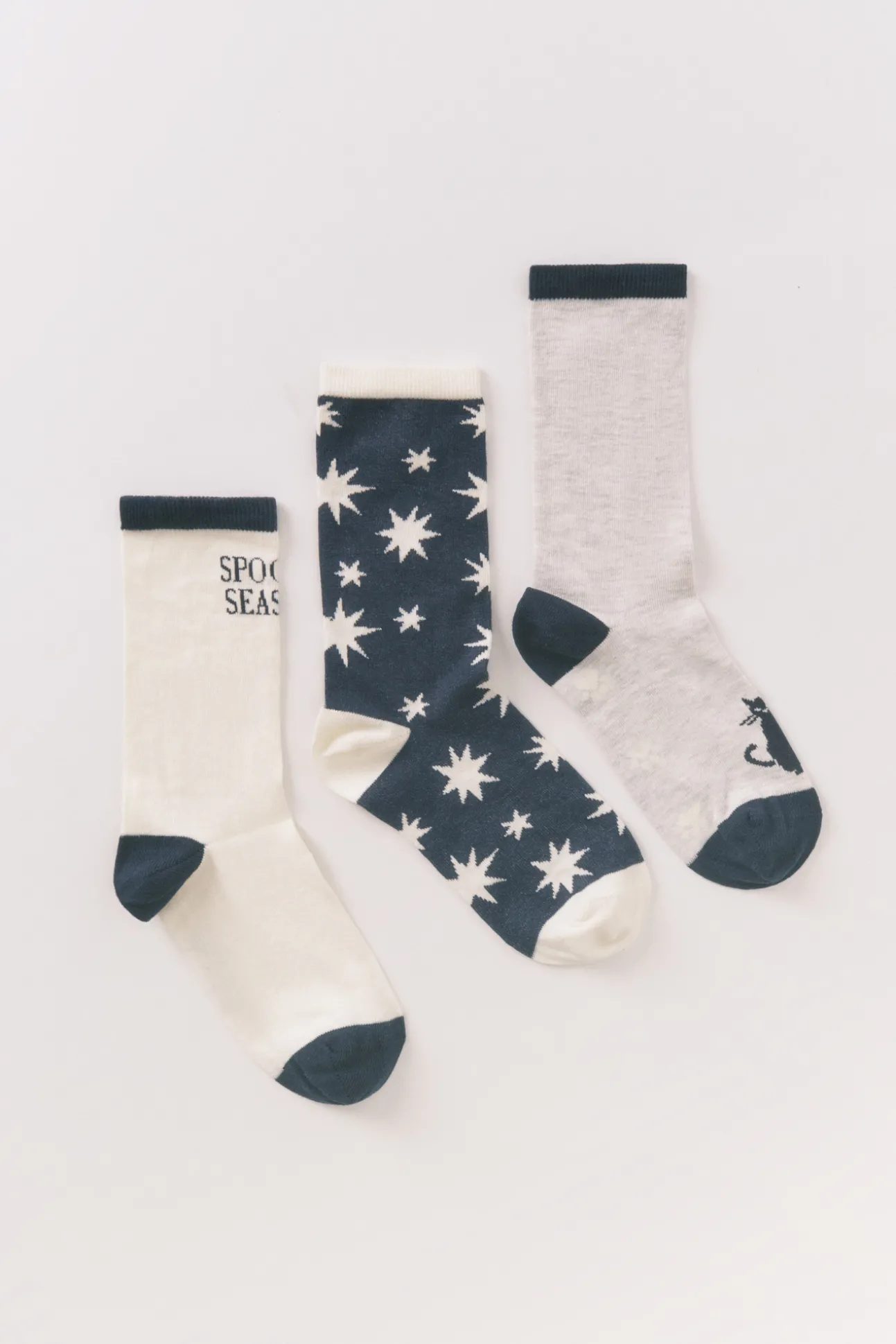 Pack 3 calcetines largos "spooky season"