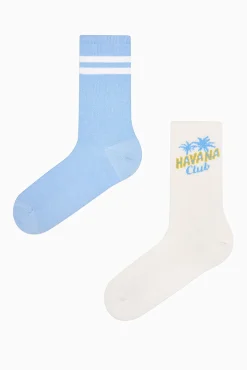 Pack 2 calcetines rayas