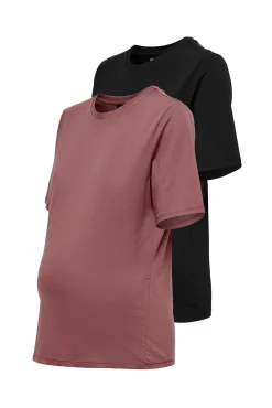 Pack 2 camisetas manga corta premamá