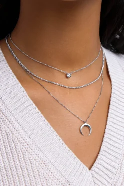 Pack 2 Collares Spark + Mini Moonset Plata