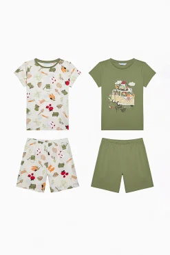 Pack 2 conjuntos de pijama cortos