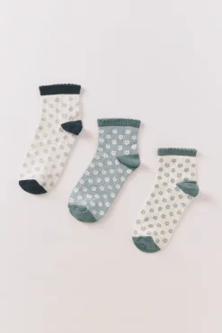 Pack calcetines largos flores