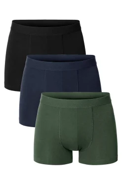 Pack de 3 boxers algodón orgánico multicolor