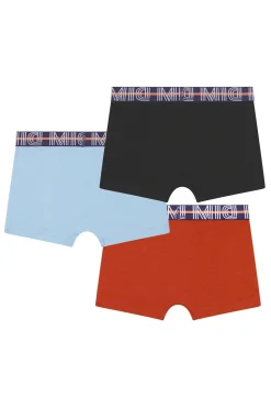 Pack de 3 boxers de niño con cintura elástica Cotton Strech