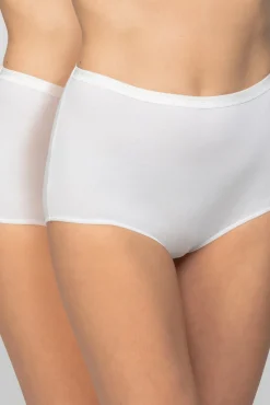 Pack de 2 bragas altas de algodón orgánico