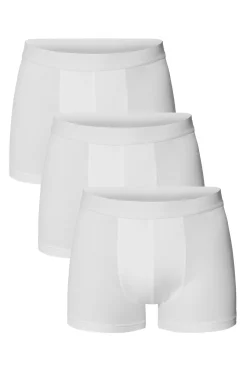 Pack de 3 bóxers algodón orgánico blancos