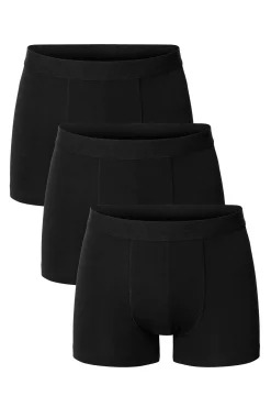 Pack de 3 bóxers algodón orgánico negros