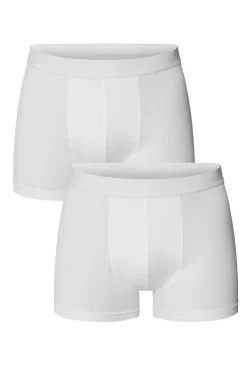 Pack de 2 bóxers modal elástico eco blancos