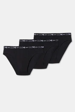 Pack de 3 slips de hombre de algodón elástico