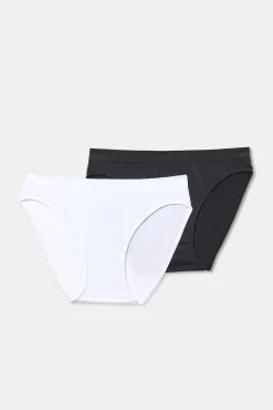 Pack de dos bragas sin costuras microfibra en varios colores