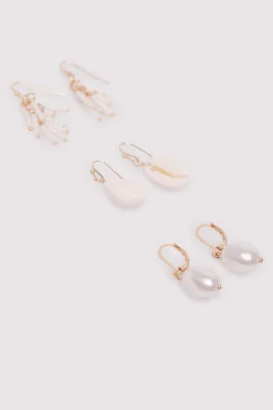 Pack pendientes conchas marinas