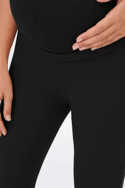 Pantalón flare cintura alta maternity
