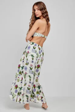 Pantalón largo estampado
