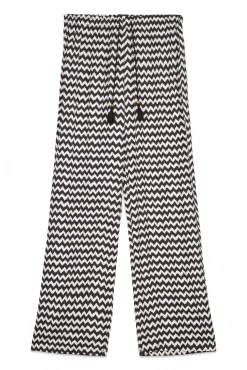 Pantalón largo viscosa estampado ikat