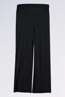Pantalón premamá ancho de punto básico